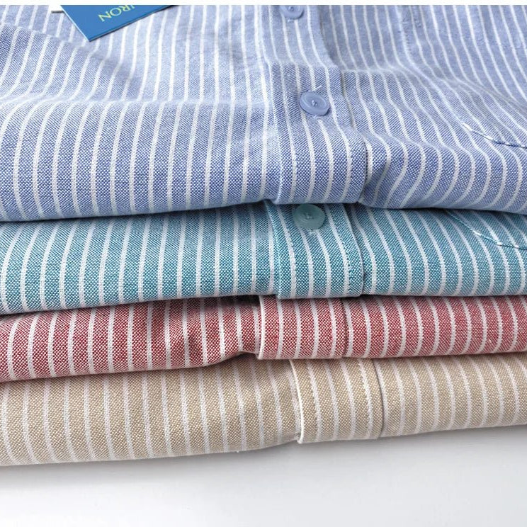 Oxford striped office shirt - Antonios