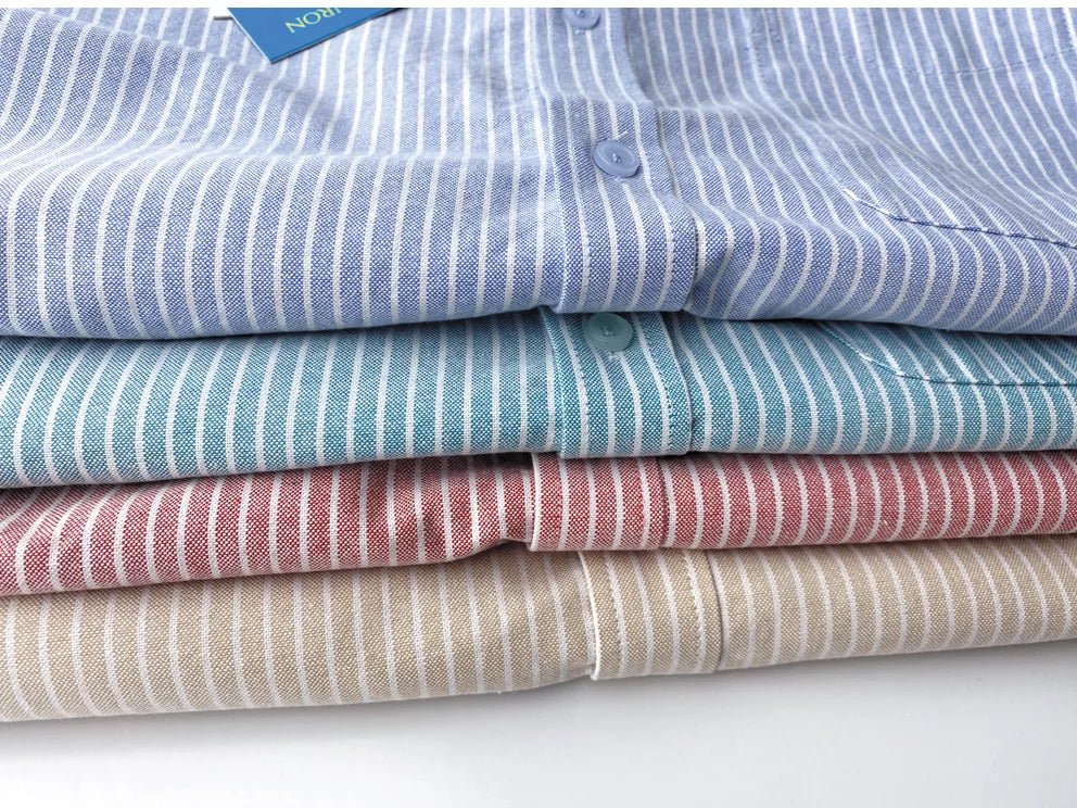 Oxford striped office shirt - Antonios