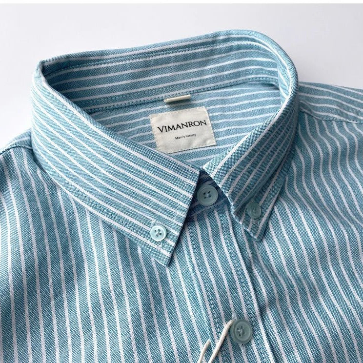 Oxford striped office shirt - Antonios