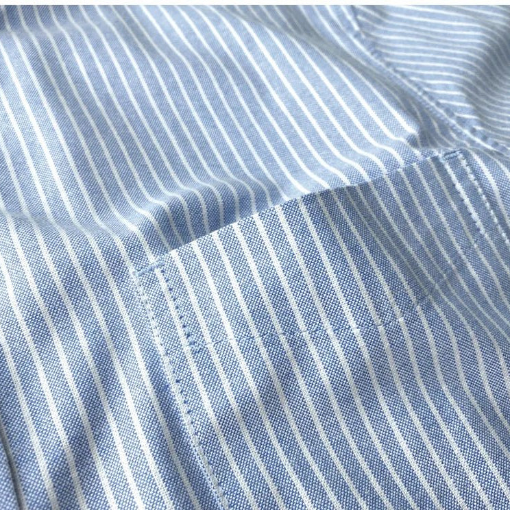 Oxford striped office shirt - Antonios