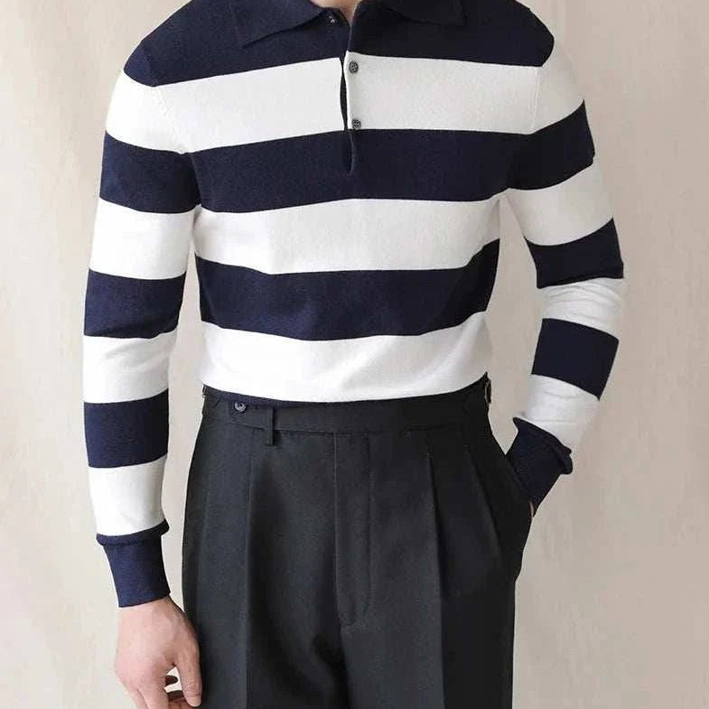 Oxford striped sweater - Antonios