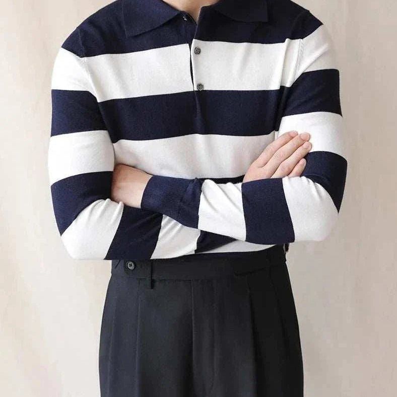 Oxford striped sweater - Antonios