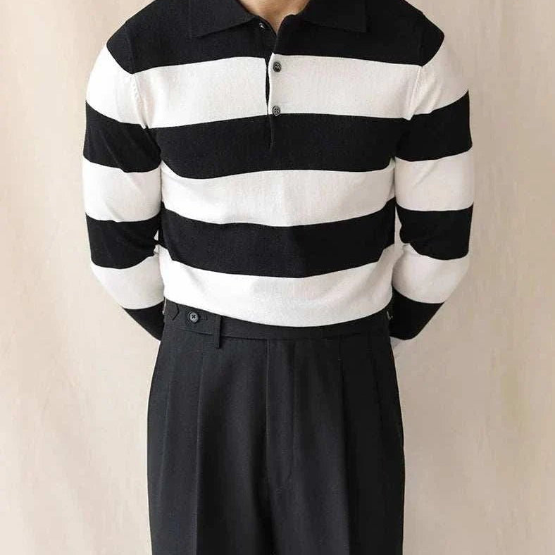 Oxford striped sweater - Antonios