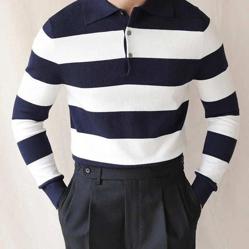 Oxford striped sweater - Antonios