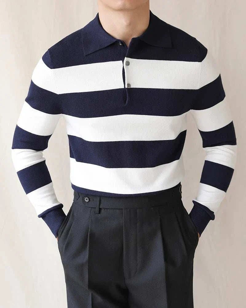 Oxford striped sweater - Antonios