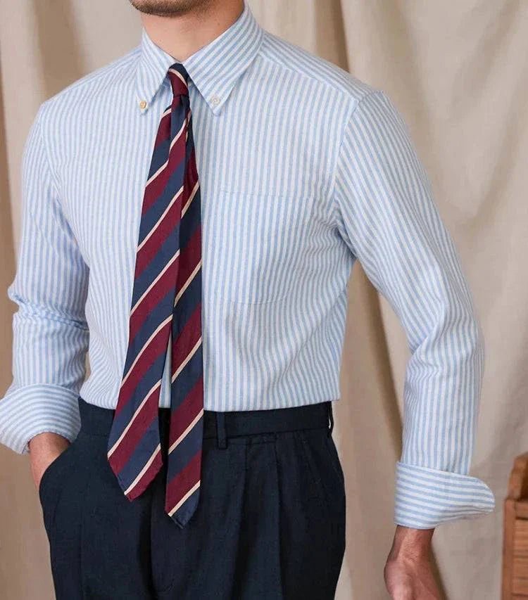 Oxford style casual cotton shirt - Antonios