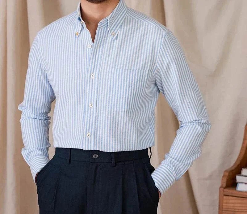 Oxford style casual cotton shirt - Antonios