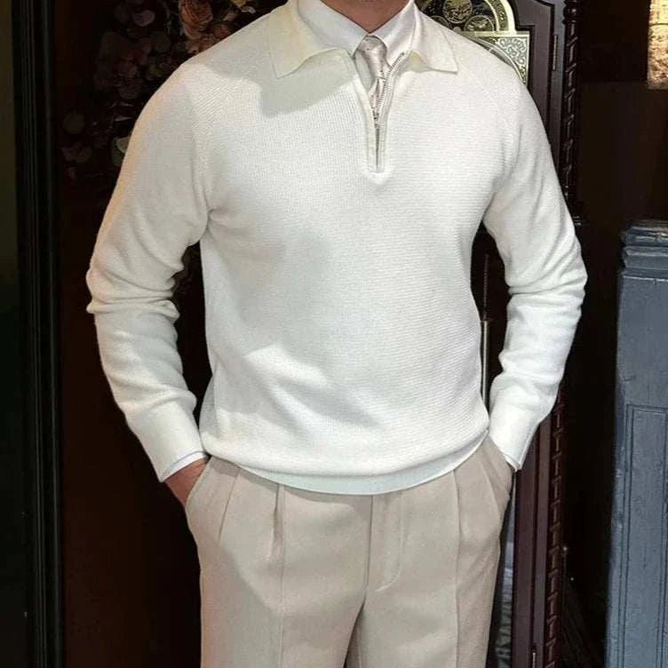 Oxford zipper sweater - Antonios