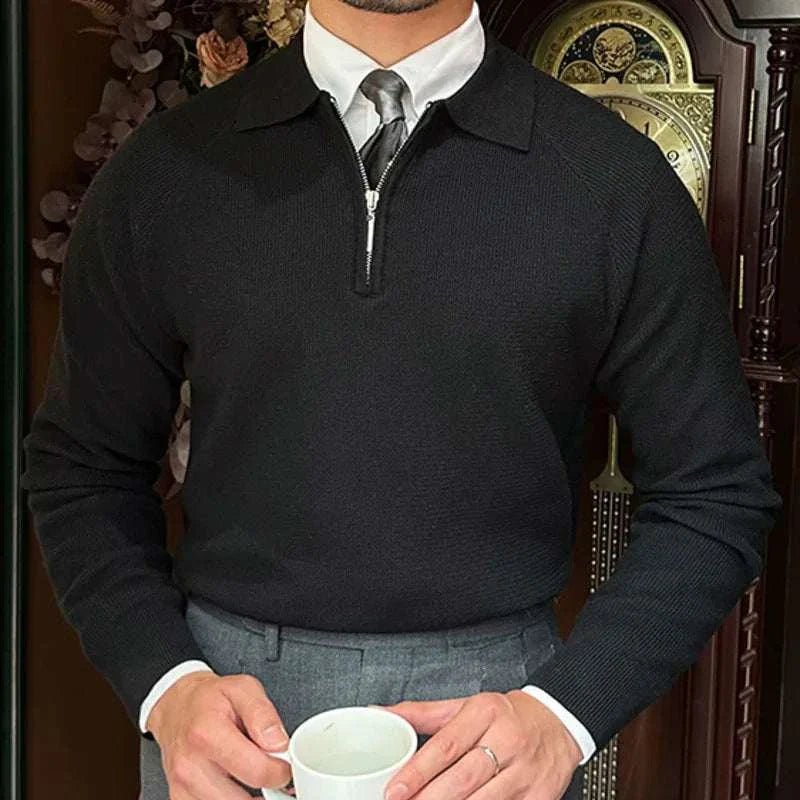 Oxford zipper sweater - Antonios