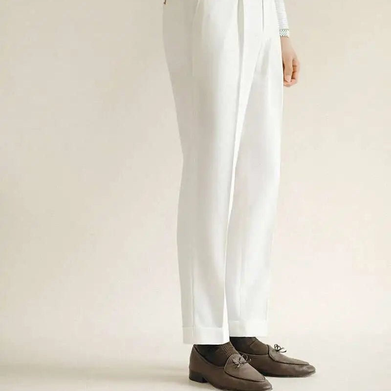 Paris - buckle slim dress trousers - Antonios