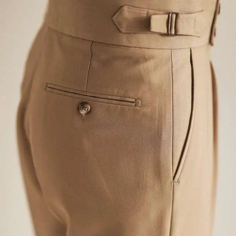 Paris - buckle slim dress trousers - Antonios