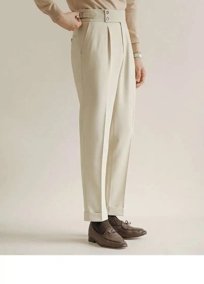 Paris - buckle slim dress trousers - Antonios