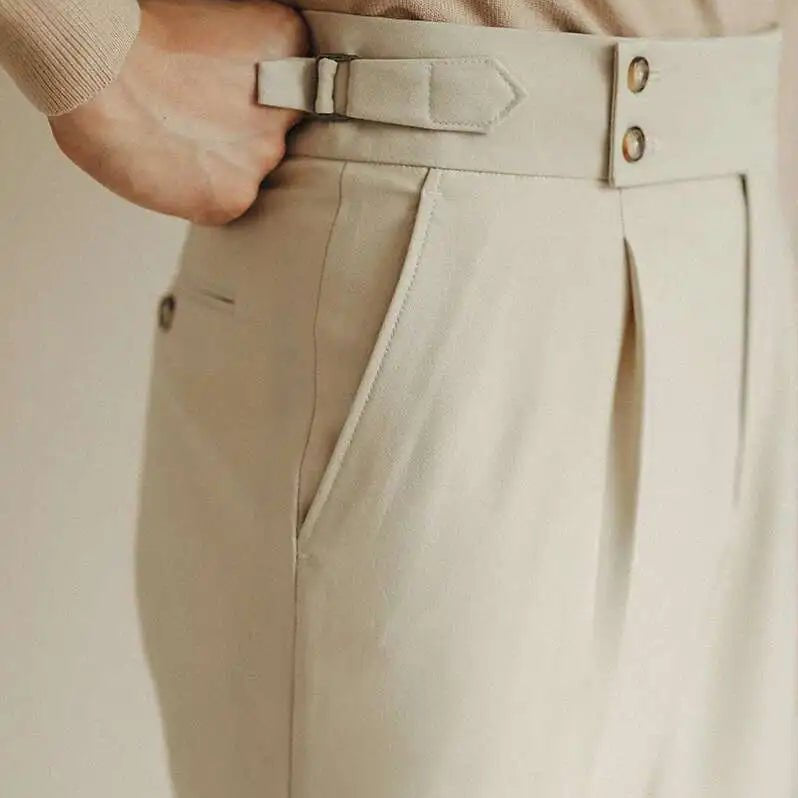 Paris - buckle slim dress trousers - Antonios