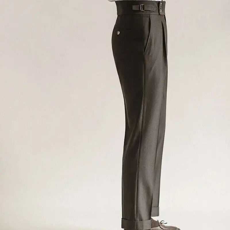 Paris - buckle slim dress trousers - Antonios