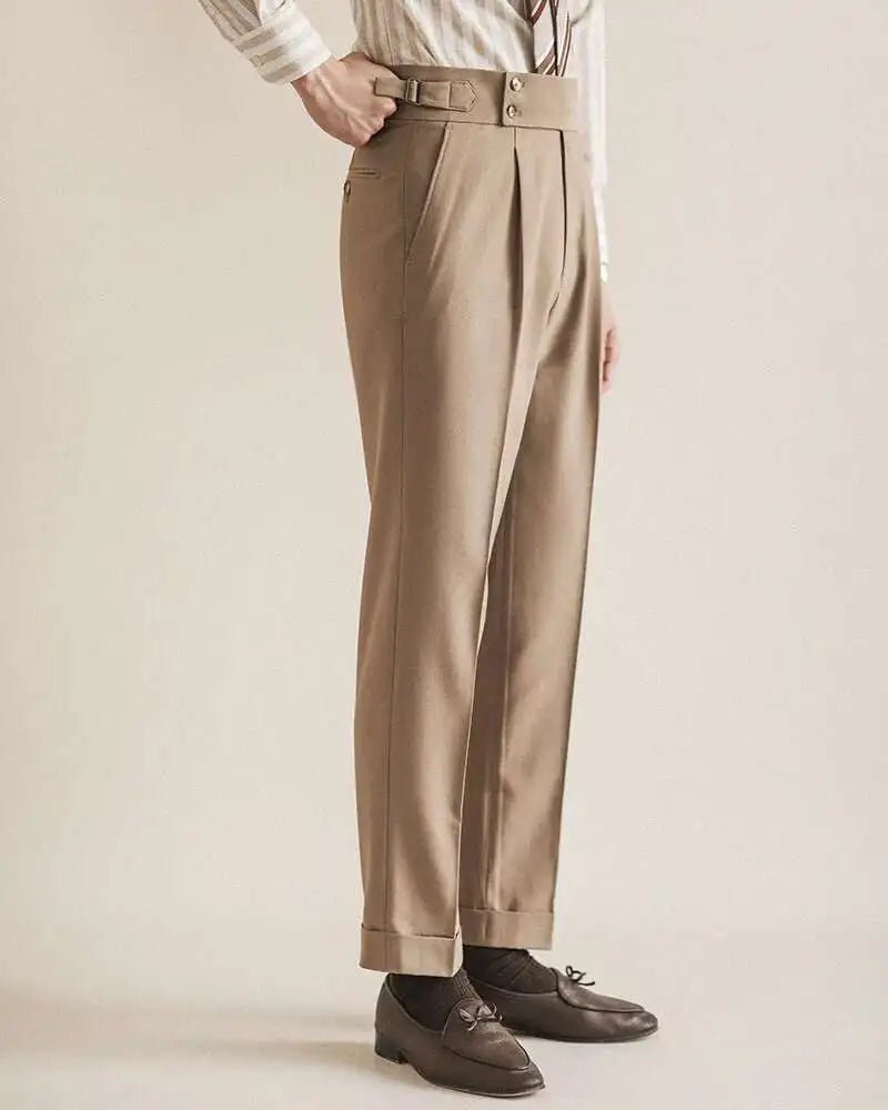 Paris - buckle slim dress trousers - Antonios