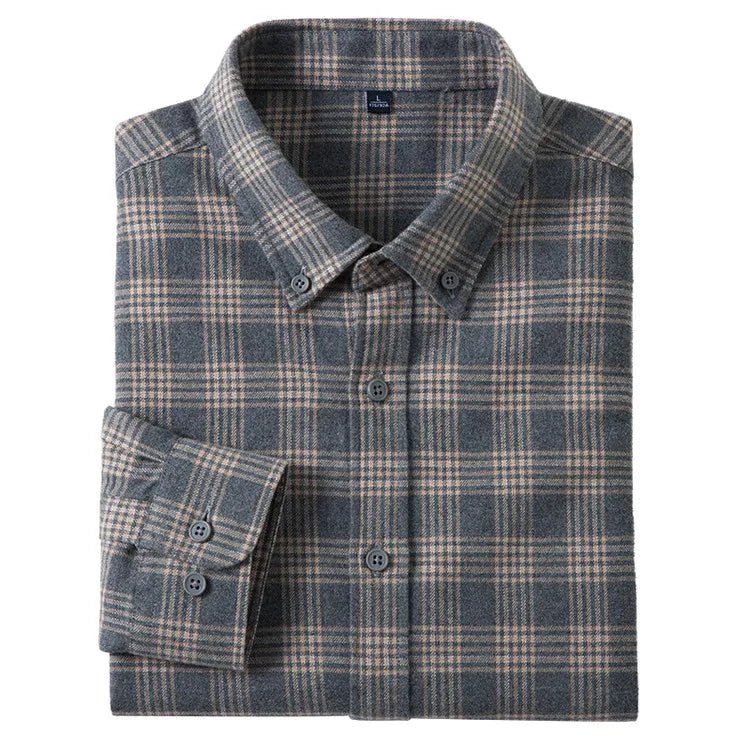 Paris cotton plaid shirt - Antonios
