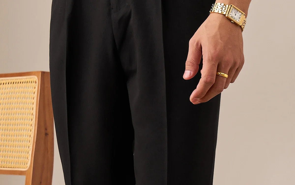 Paris high waist straight fit pants - Antonios