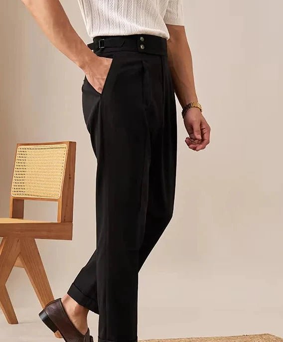 Paris high waist straight fit pants - Antonios