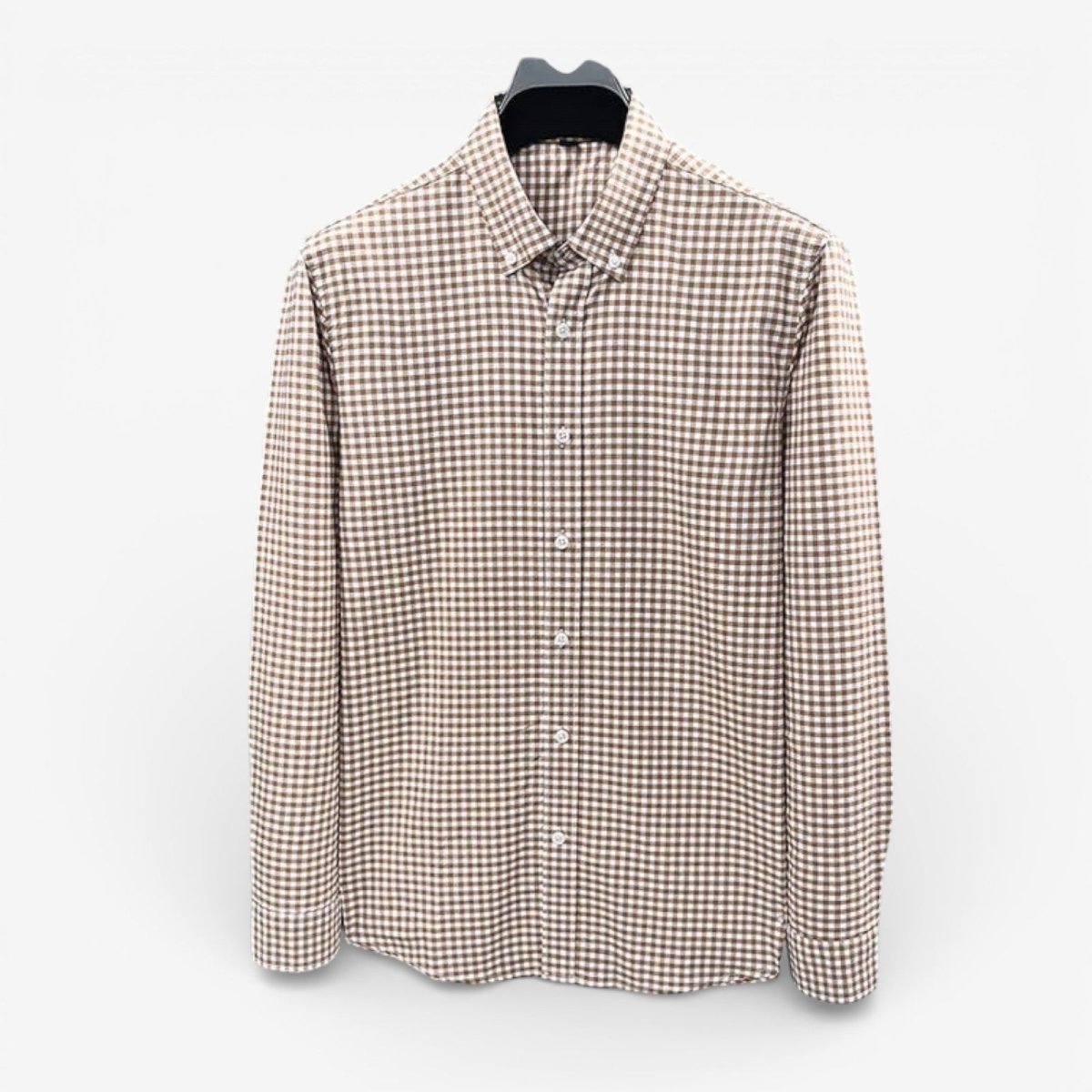 Paris retro casual plaid shirt - Antonios