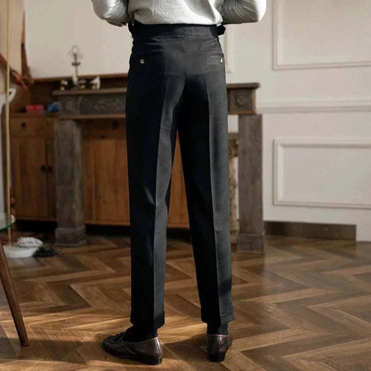 Parisian waist straight trousers - Antonios