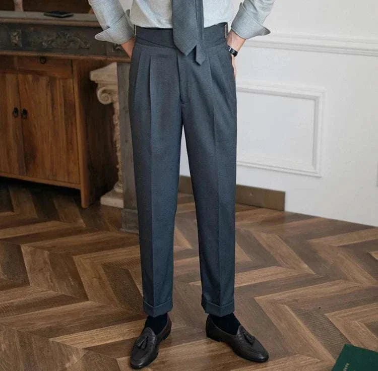 Parisian waist straight trousers - Antonios