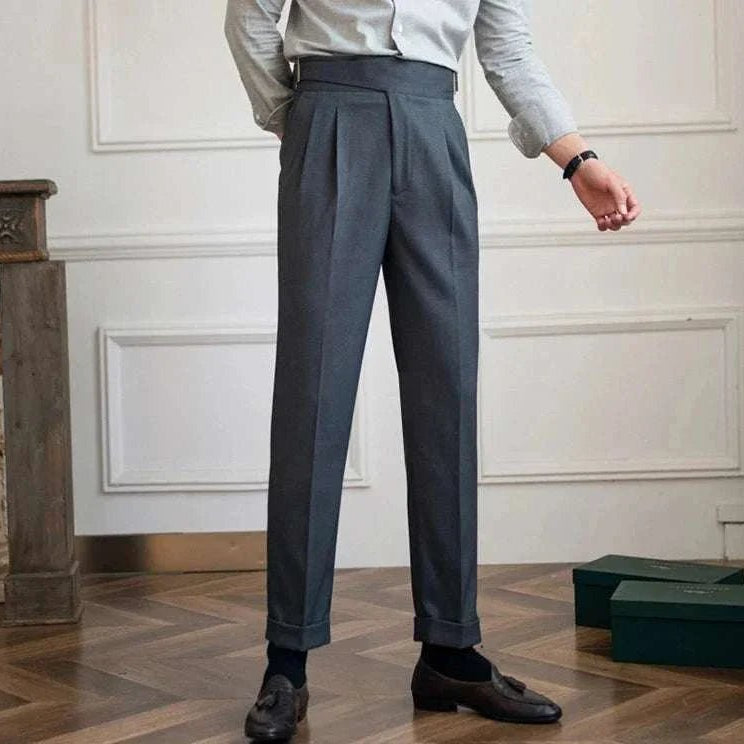 Parisian waist straight trousers - Antonios