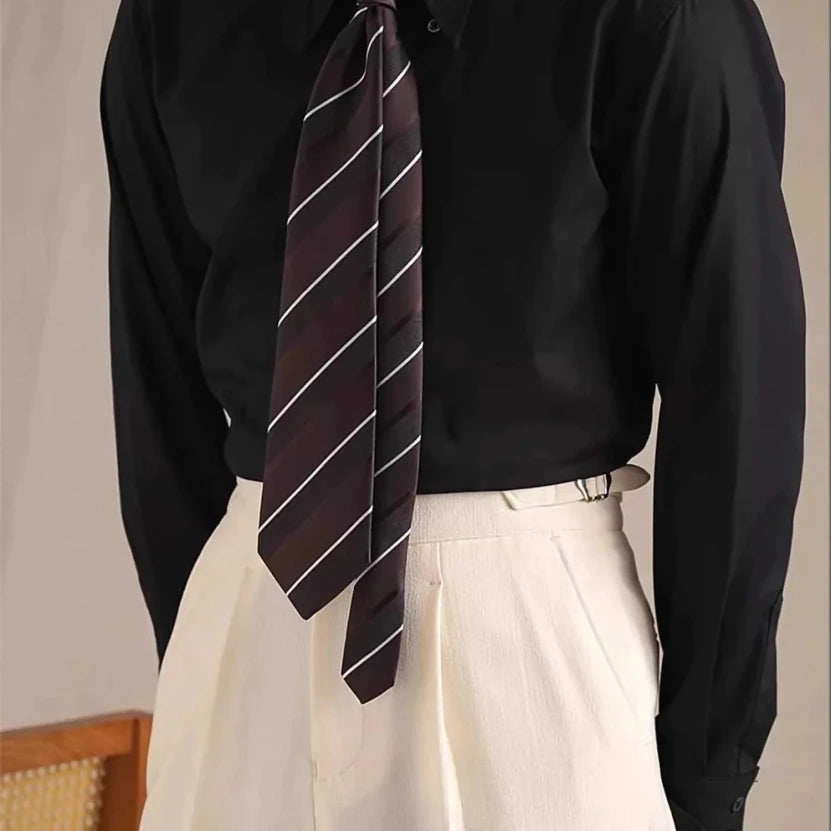 Party tuxedo long sleeve shirt - Antonios