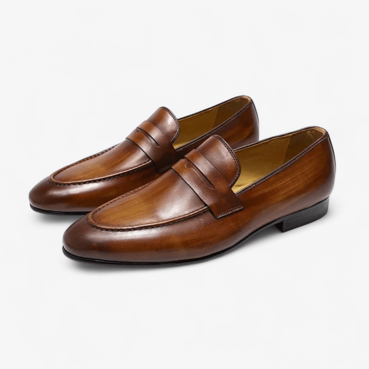 Penny wedding genuine leather elegant loafers - Antonios