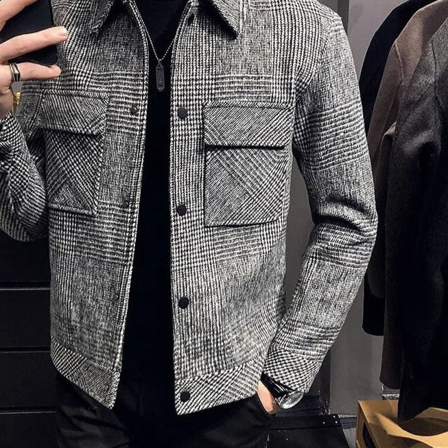 Plaid classic jacket - Antonios