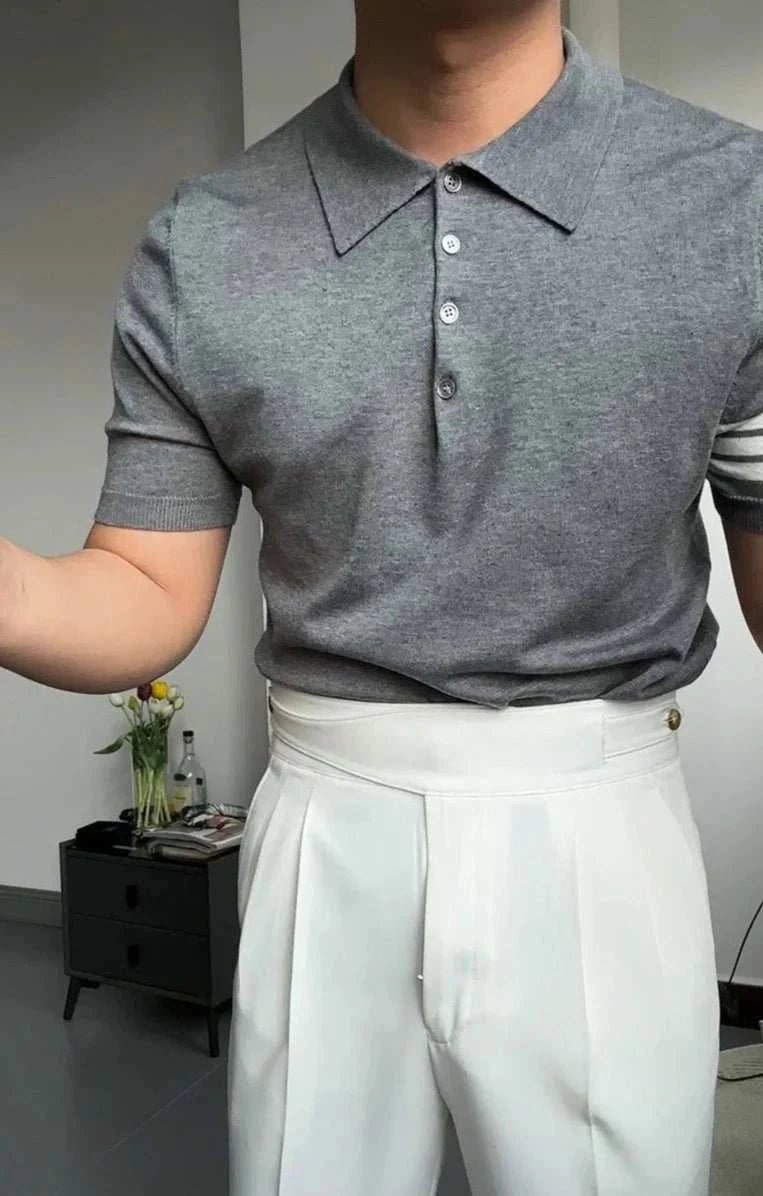 Polo casual slim fit summer t-shirt - Antonios