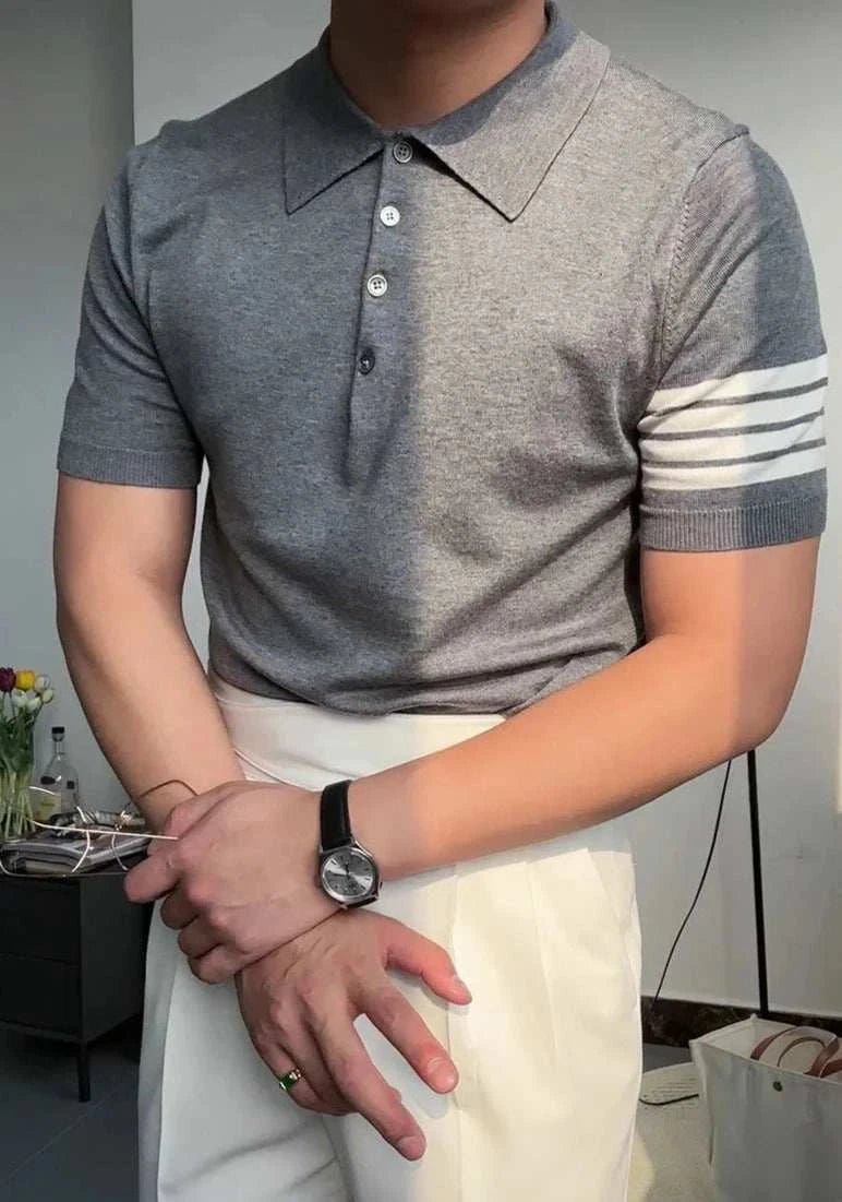 Polo casual slim fit summer t-shirt - Antonios