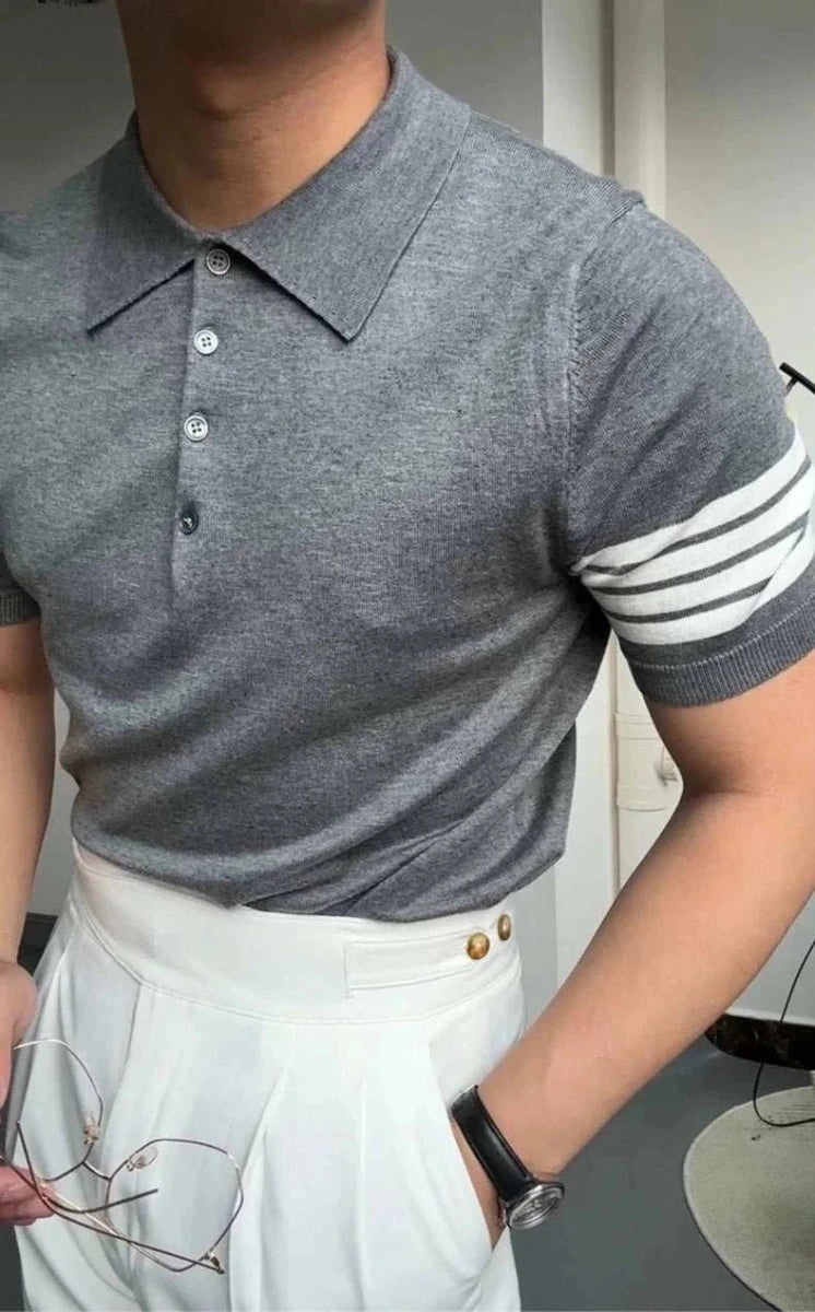 Polo casual slim fit summer t-shirt - Antonios