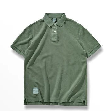 Polo cotton washed t-shirt - Antonios