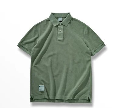 Polo cotton washed t-shirt - Antonios