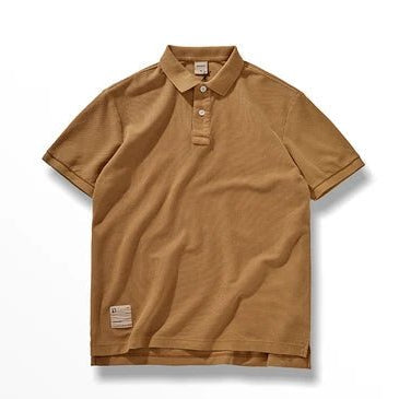 Polo cotton washed t-shirt - Antonios