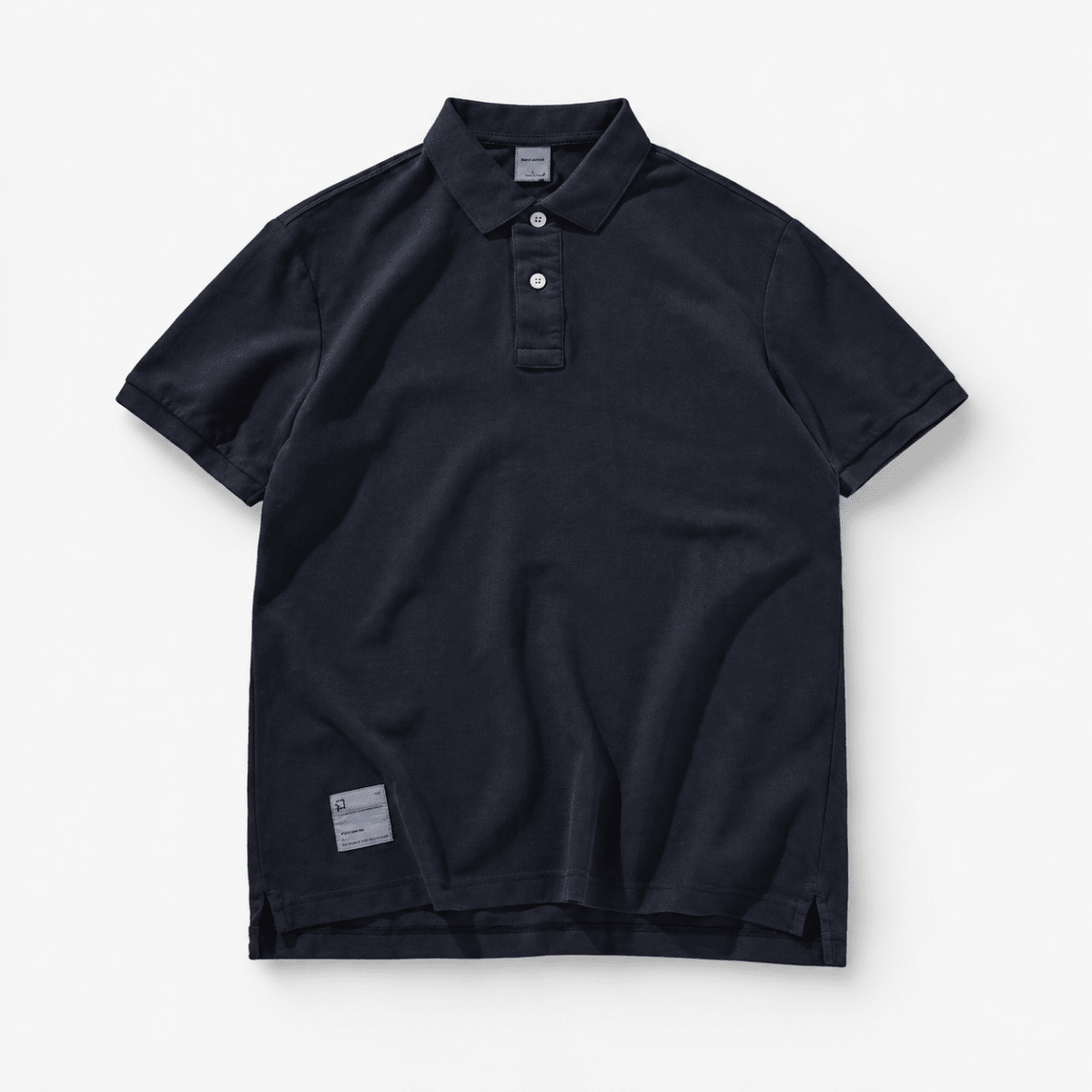 Polo cotton washed t-shirt - AntoniosClothing - Royal Blue