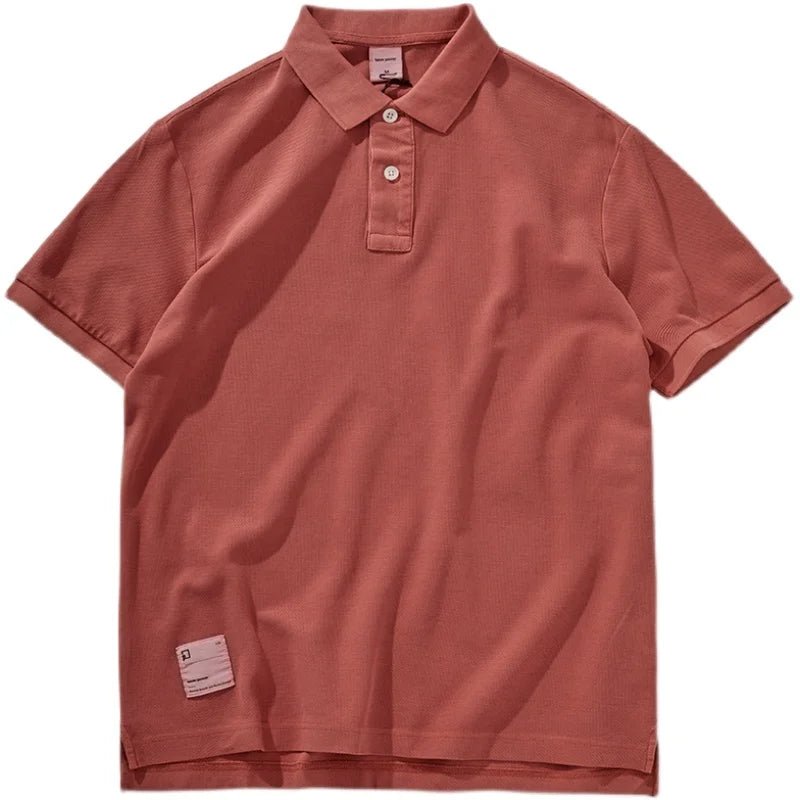 Polo cotton washed t-shirt - Antonios