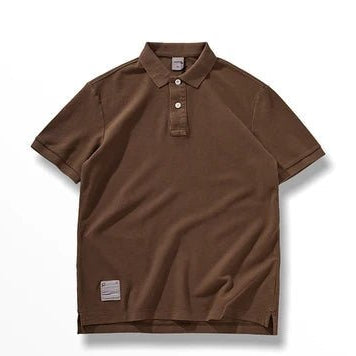 Polo cotton washed t-shirt - Antonios
