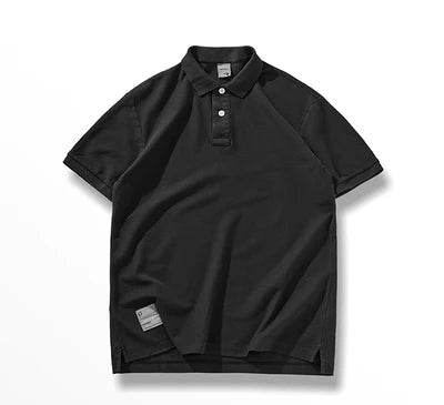 Polo cotton washed t-shirt - Antonios