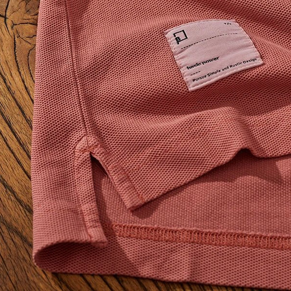 Polo cotton washed t-shirt - Antonios