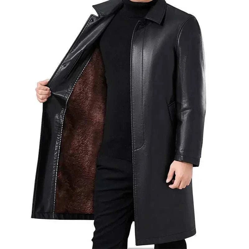 PU Leather french coat - Antonios