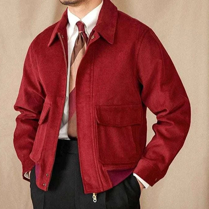 Pure cotton bomber jacket - Antonios