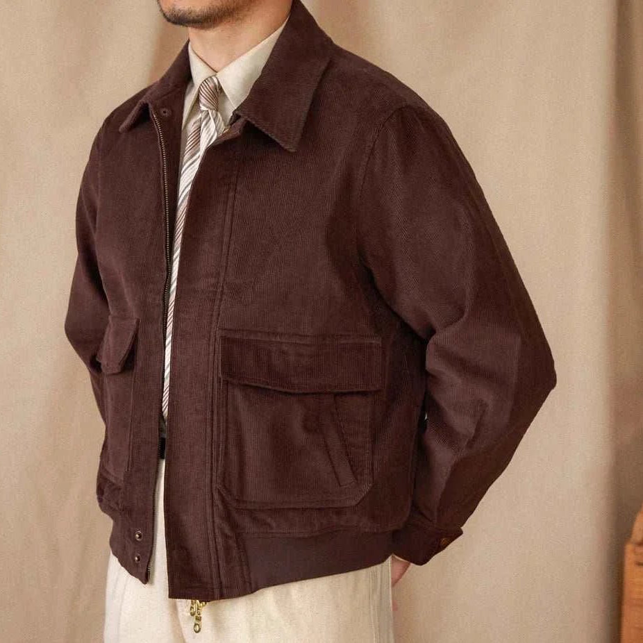 Pure cotton bomber jacket - Antonios