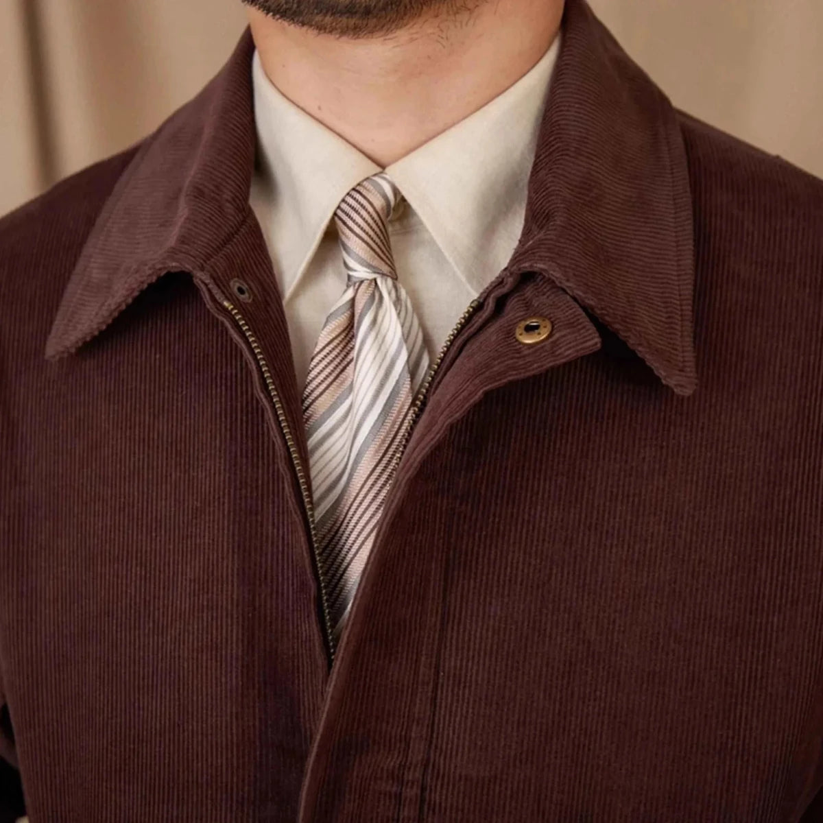 Pure cotton bomber jacket - Antonios