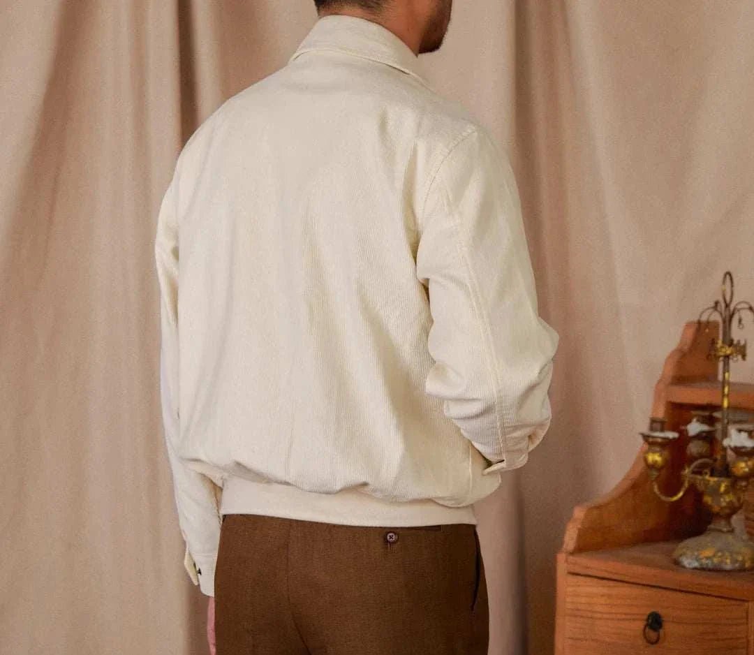 Pure cotton bomber jacket - Antonios