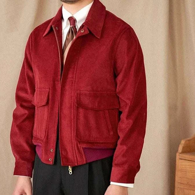 Pure cotton bomber jacket - Antonios