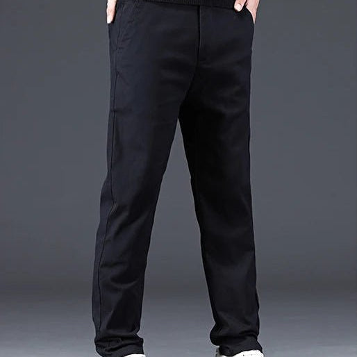 Pure cotton casual chinos - Antonios