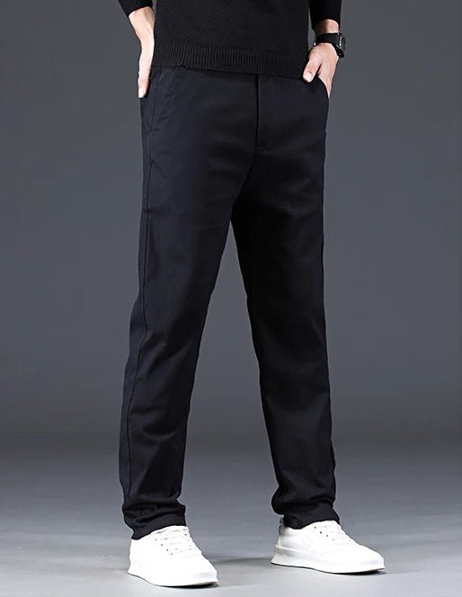 Pure cotton casual chinos - Antonios