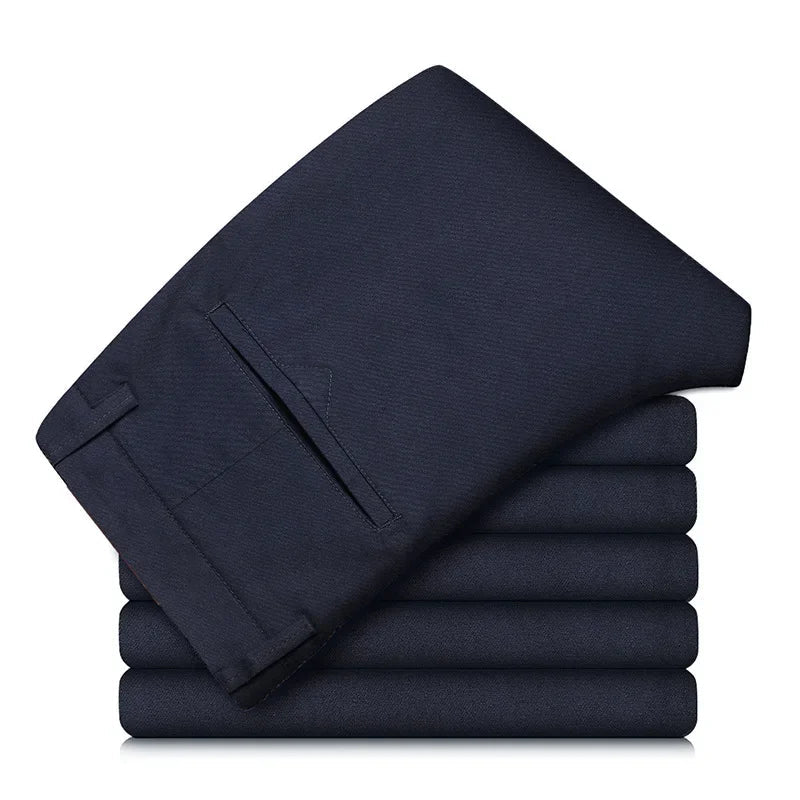 Pure cotton casual chinos - Antonios