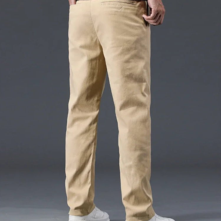 Pure cotton casual chinos - Antonios